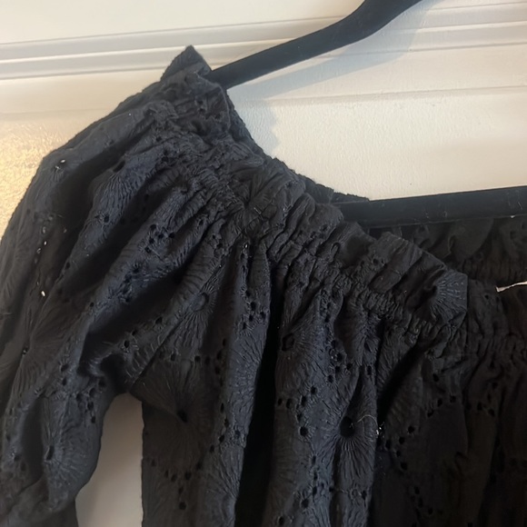 NEW never worn By Together Off the Shoulder eyelet lace crop top - Picture 7 of 8